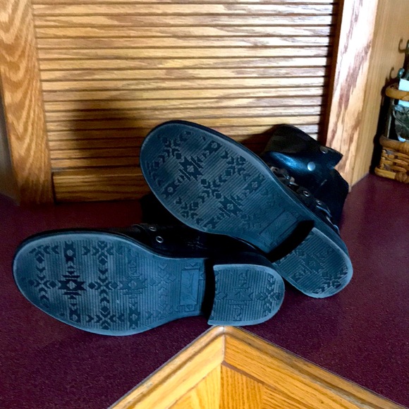 ZODIAC Faith Moto inspired boots size5 - Picture 3 of 4